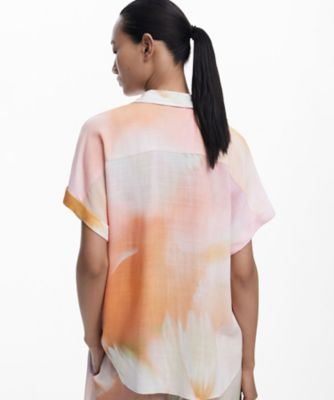 タイダイ柄の半袖リラックスシャツ 25WWCWX2 | Desigual