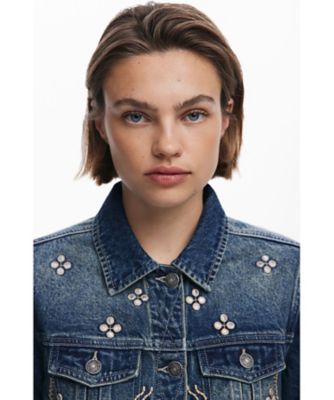 ミラーデニムジャケット 25WWED11 | Desigual (Women