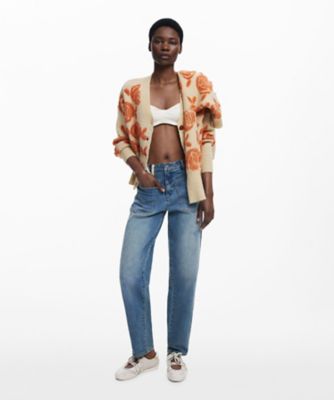 オレンジローズカーディガン 25WWJF22 | Desigual