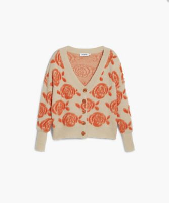 オレンジローズカーディガン 25WWJF22 | Desigual