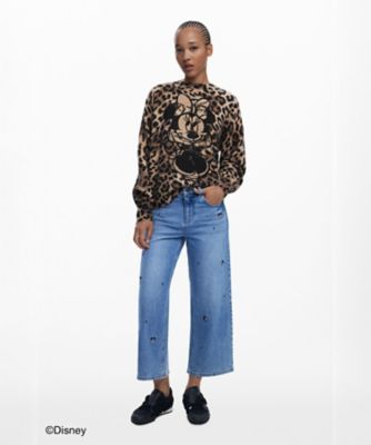 ミニーレオパード柄プリント セーター 25WWJF43 | Desigual