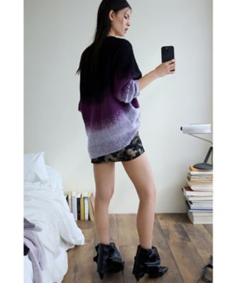 グラデーションニットセーター パープル 25WWJFXR | Desigual