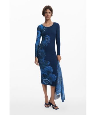 ＜Desigual (Women)＞曼荼羅柄フィットドレス　２５ＷＷＶＫ３１