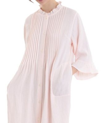 ＜Narue (Women)＞シュークリームガーゼ（Ｒ）クラシカル７分袖ワンピース　２６ー１１００９　　　　　