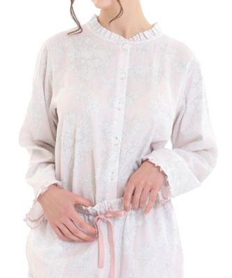 ＜Narue (Women)＞５０／ダブルガーゼローズミュールフリルパジャマ　２６ー１１４０２　　　　　