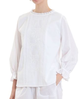 ＜Narue (Women)＞６０ローンフローラピンタックパジャマ　２６ー１１４１８　　　　　　　　　　