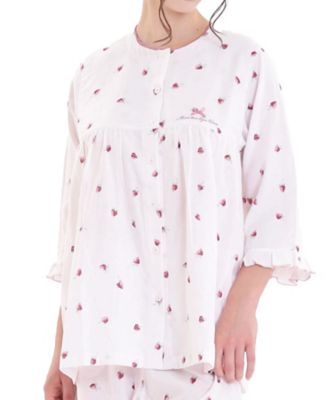 マシュマロガーゼレディースパジャマ半袖シャツ | UCHINO TOUCH/ウチノ