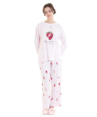 コットンスムースいちごセットアップ 26ー11426 | Narue (Women 