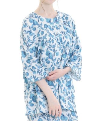 ＜Narue (Women)＞シャーリングダブルガーゼポワールギャザーパジャマ　２６ー１２４１２　　　　　　　　　　　　