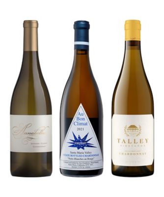 ００６．〈オー・ボン・クリマ〉含む　カリフォルニア銘醸地　シャルドネ白ワイン３本セット