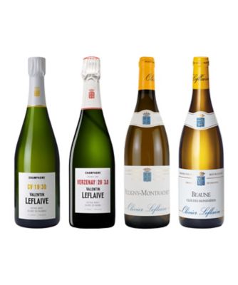 ００８．〈オリヴィエ・ルフレーヴ〉＆〈ヴァランタン・ルフレーヴ〉シャンパーニュ・白ワイン４本セット