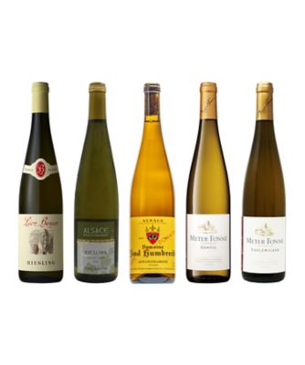 ０３３．春におすすめのやさしい味わい　人気のアルザス白ワイン５本セット