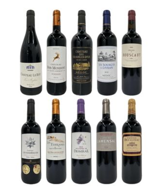 ０５９．ボルドー各地の上級フルボディ赤ワイン１０本セット