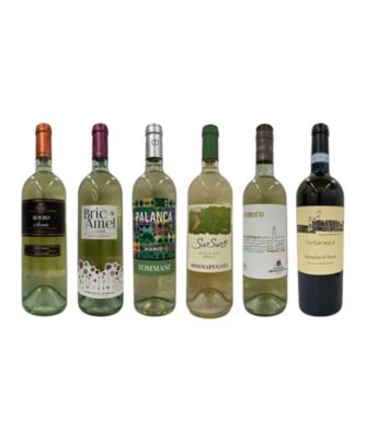 ０６７．【ＷＥＢ限定】南北イタリア　辛口白ワイン飲みくらべ６本セット