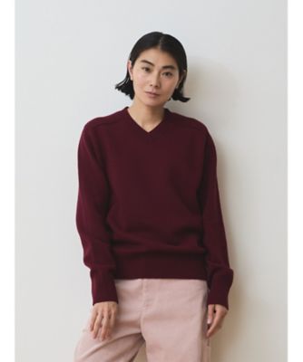 今季完売品　argue WOOL CASHMERE SWEAT-KNIT 予約商品】10月中旬以降お届け WOOL CASHMERE Vー