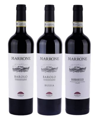 ０６．「ミシュラン　ガラディナー」で採用された生産者によるバローロ、バルバレスコ赤ワイン３本セット