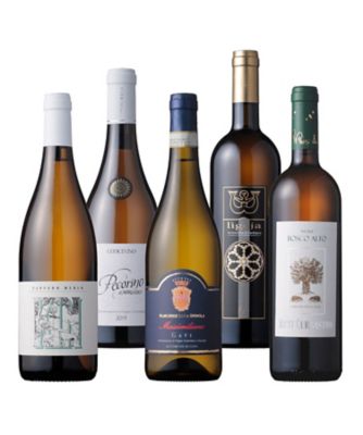 ２５．木樽熟成の芳醇さ　イタリアフルボディ白ワイン５本セット