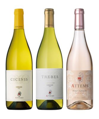 ２７．白ワイン造りのスペシャリスト、フリウリ名門ワイナリー「アテムス」白ワイン３本セット