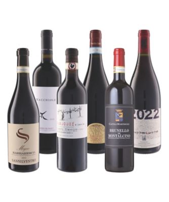 ４３．イタリアの銘醸地をたどる　赤ワイン６本セット