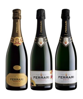 ４８．〈フェッラーリ〉飲みくらべスパークリングワイン３本セット