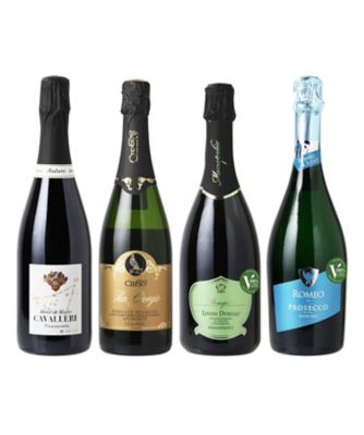 ４９．フランチャコルタ入り　個性を愉しむイタリア産のスパークリングワイン４本セット