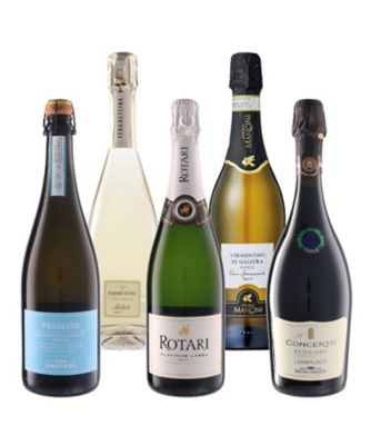 ５３．フランチャコルタ入り　スパークリングワイン飲みくらべ５本セット