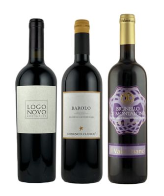 ６７．銘醸地トスカーナの品種違い飲みくらべ赤ワイン３本セット