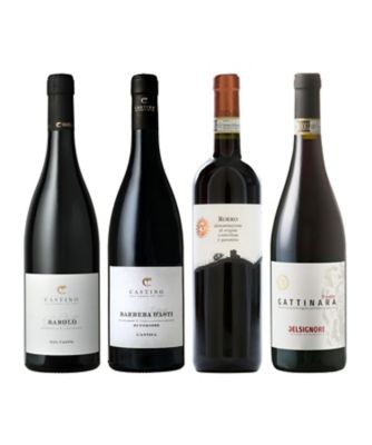 ６９．家族経営ワイナリーが造るバローロ入りピエモンテのＤ．Ｏ．Ｃ．Ｇ．フルボディ赤ワイン４本セット