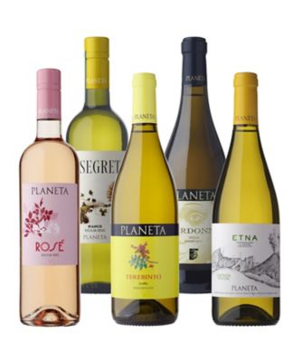 ７１．春にこそ飲みたい！ロゼ入り「シチリア・プラネタ」白・ロゼワイン５本セット