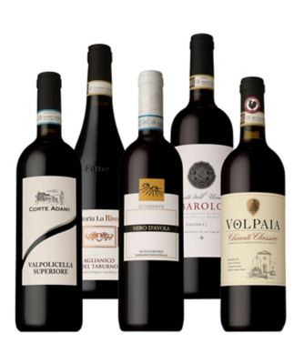 ７２．銘醸地周遊赤ワイン５本セット