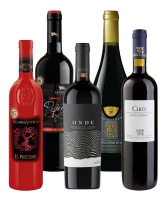 ７４．太陽の恩恵　南イタリア濃厚赤ワイン５本セット