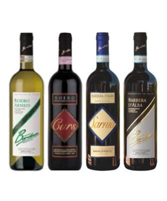 ７６．ピエモンテ・ロエロ村　家族経営の小さなワイナリー赤・白ワイン４本セット