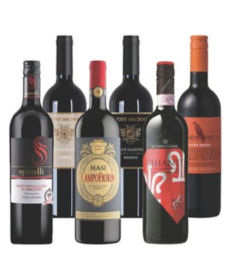 ７８．イタリア南北縦断赤ワイン６本セット