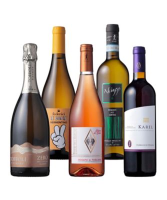 ８８．初夏に愉しむ赤・白・ロゼ・スパークリングワイン５本セット