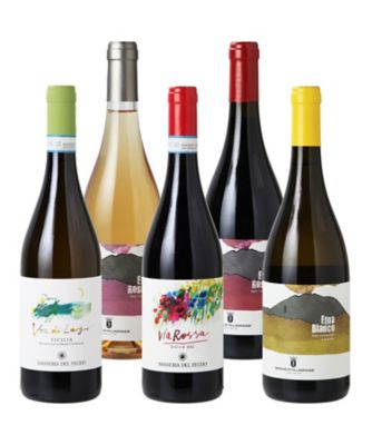 ９１．シチリア島を楽しむ　白・ロゼ・赤ワイン５本セット
