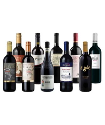 １１１．ヨーロピアン・ワイナリー・オブ・ザ・イヤー２０１７受賞の名門ワイナリーが造るバローロ入り！バラエティー赤ワイン１０本セット