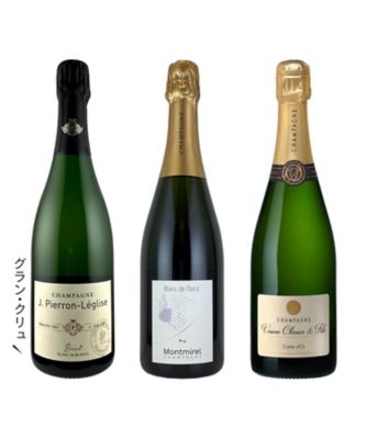 015．グラン・クリュ入り！シャンパーニュ3本セット | 三越伊勢丹