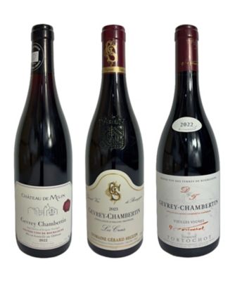 soho　ジュヴレ・シャンベルタン　3本セット 072．【WEB】ジュヴレ・シャンベルタン飲みくらべ赤ワイン3本