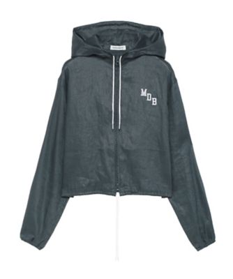 ＜MADISONBLUE (Women)＞ＺＩＰ　ＵＰ　ＣＯＬＬＥＧＥ　ＰＡＲＫＡ　ＬＩＮＥＮ　ＭＢ２６１ー１００１