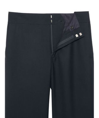 週末値下げ Universal Colours mono M ネイビー 超美品 LOW WAIST WIDEーLEG PT PE／W MB261ー