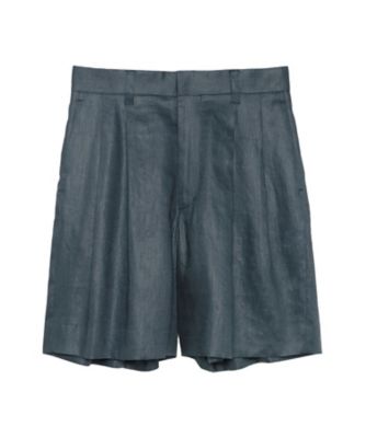 ＜MADISONBLUE (Women)＞ＷＩＤＥ　ＴＵＣＫ　ＳＨＯＲＴＳ　ＬＩＮＥＮ　ＭＢ２６１ー３０１１