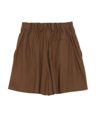 VOLUME GATHER SHORTS TYPEWRITER
