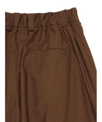 VOLUME GATHER SHORTS TYPEWRITER