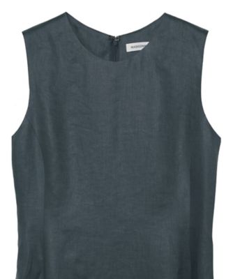 SLEEVELESS DRESS LINEN MB261ー4002
