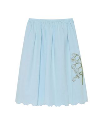 GATHER SKIRT MUGEUET C／LI MB261ー