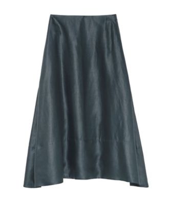 ＜MADISONBLUE (Women)＞ＭＩーＭＯＬＬＥＴ　ＦＬＡＲＥ　ＳＫＩＲＴ　ＬＩＮＥＮ　ＭＢ２６１ー６０１５