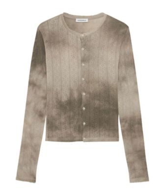 ＜MADISONBLUE (Women)＞ＥＭＢＲＯＩＤＥＲＥＤ　ＣＯＬＬＡＲ　ＣＡＲＤＩＧＡＮ　ＴＩＥーＤＹＥ　ＭＢ２６１ー７０１８