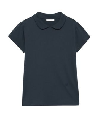 ROUND COLLAR H／S TEE SOFT COTTON