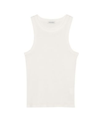 ＜MADISONBLUE (Women)＞ＡＭＥＲＩＣＡＮ　ＳＬＥＥＶＥ　ＴＡＮＫ　ＳＯＦＴ　ＣＯＴＴＯＮ　ＭＢ２６１ー７０２２