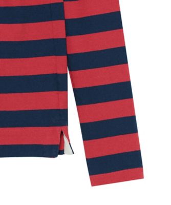 SLIM FIT RUGBY SHIRT COTTON BORDER